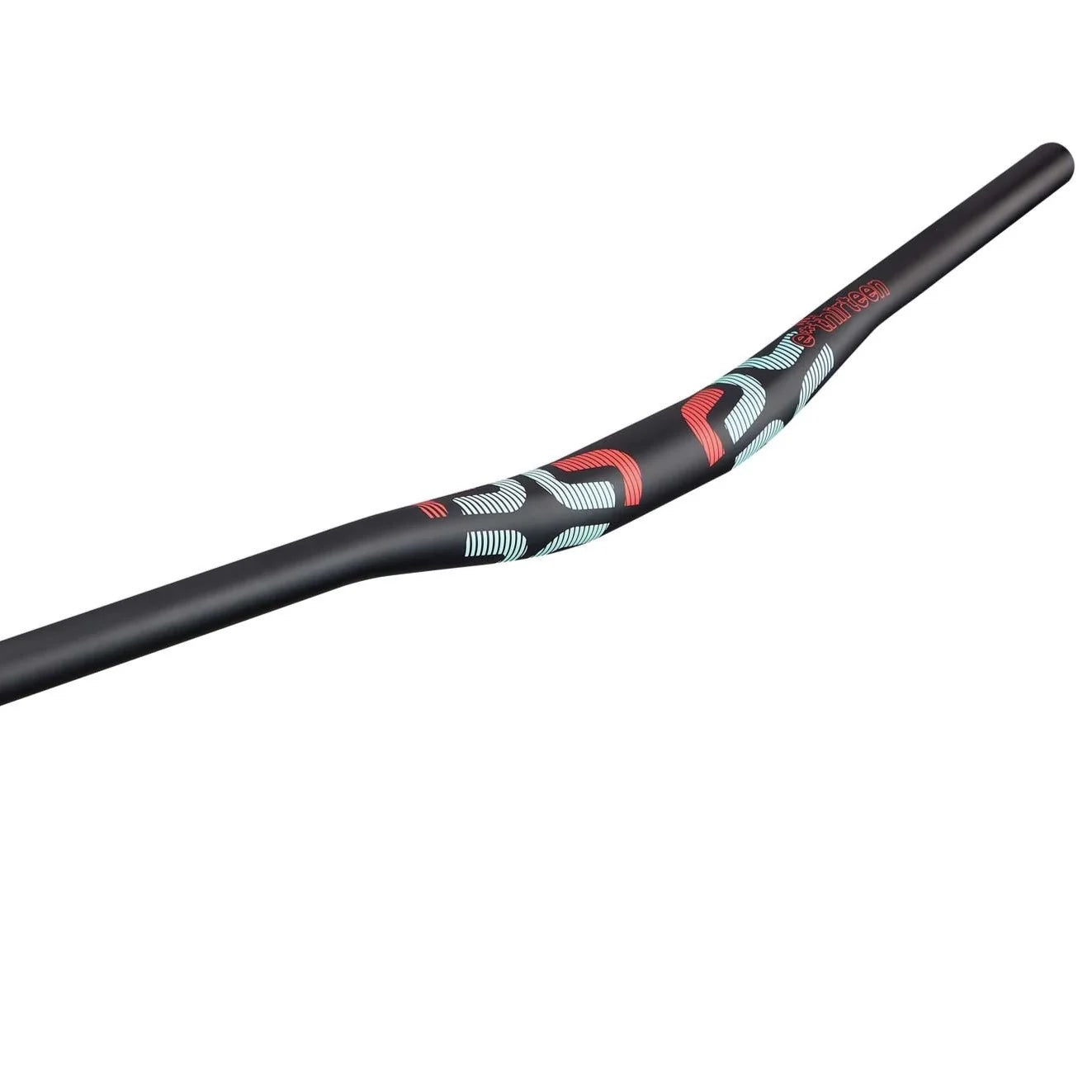 e*Thirteen  Race Carbon Handlebar Team Bar - Red/Seafoam 20mm 234g.